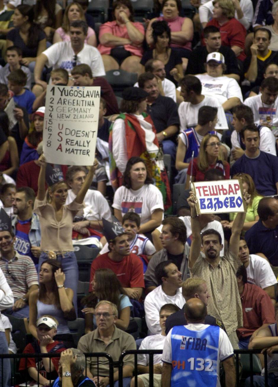 Jugoslavija bila prvak sveta u košarci pre 20 godina