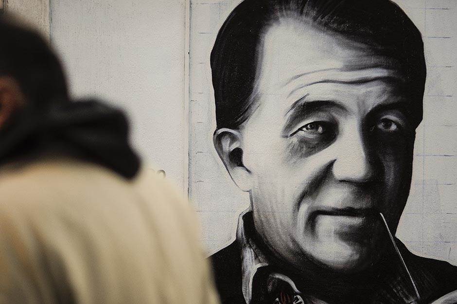 Uništeni murali navijača Partizana na Dorćolu