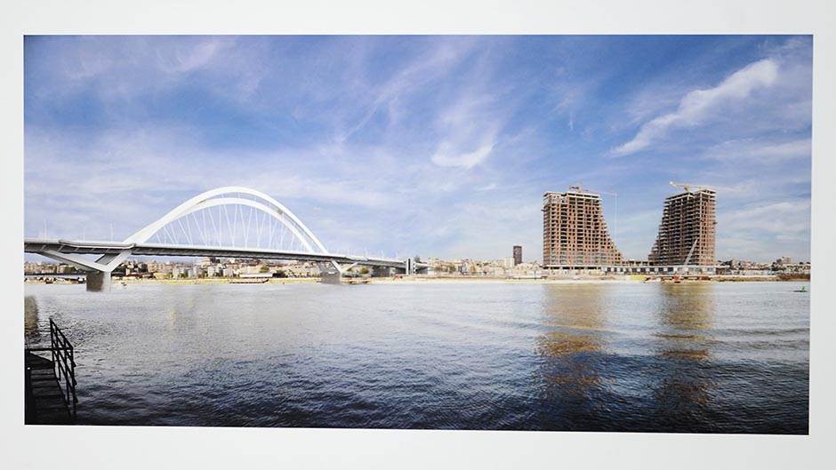 Uklonjen deo Starog savskog mosta