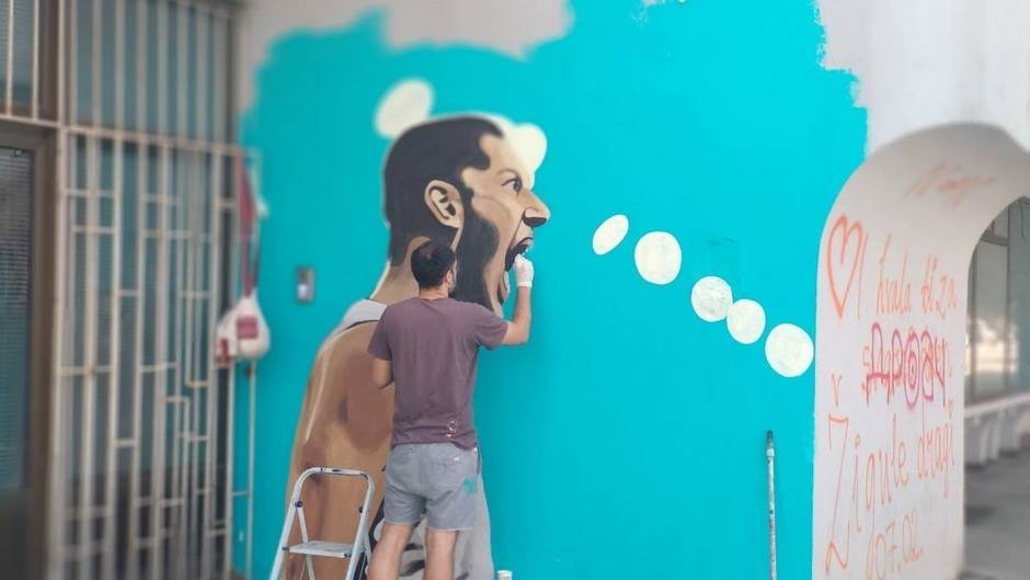 nikola ivanovic unisten mural