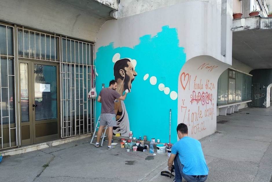 nikola ivanovic unisten mural