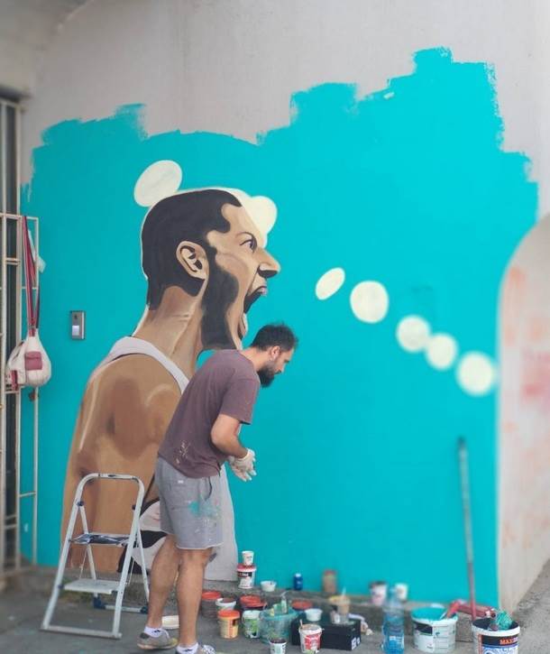 nikola ivanovic unisten mural