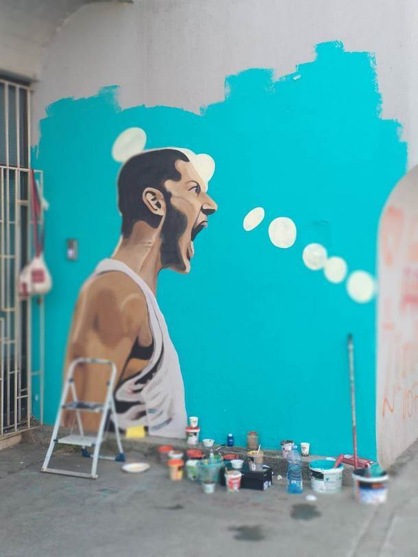 nikola ivanovic unisten mural