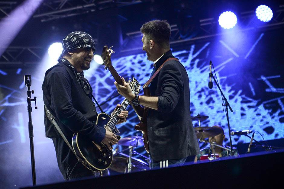 Dino Rađa kninska tvrđava 1995. sa Franjom Tuđmanom