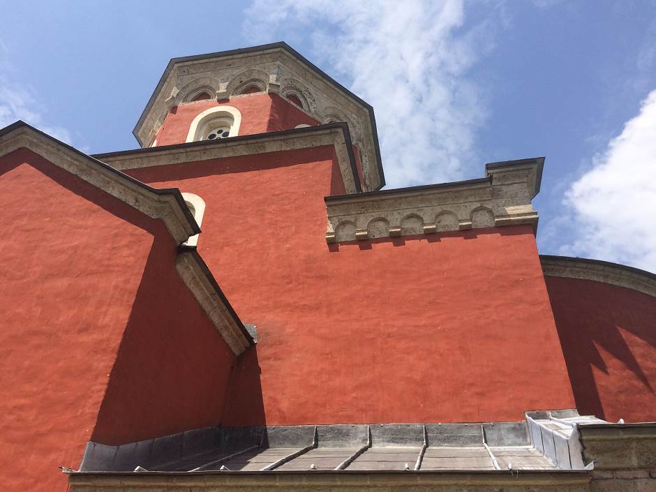 Manastir Žiča - otrkivena ploča iz 16. veka