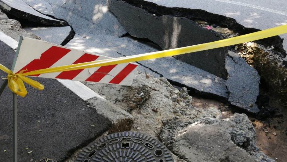 Valjevska ulica u Beogradu klizište u valjevskoj ulici