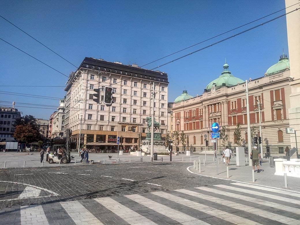 Trg republike - otvoren saobraćaj