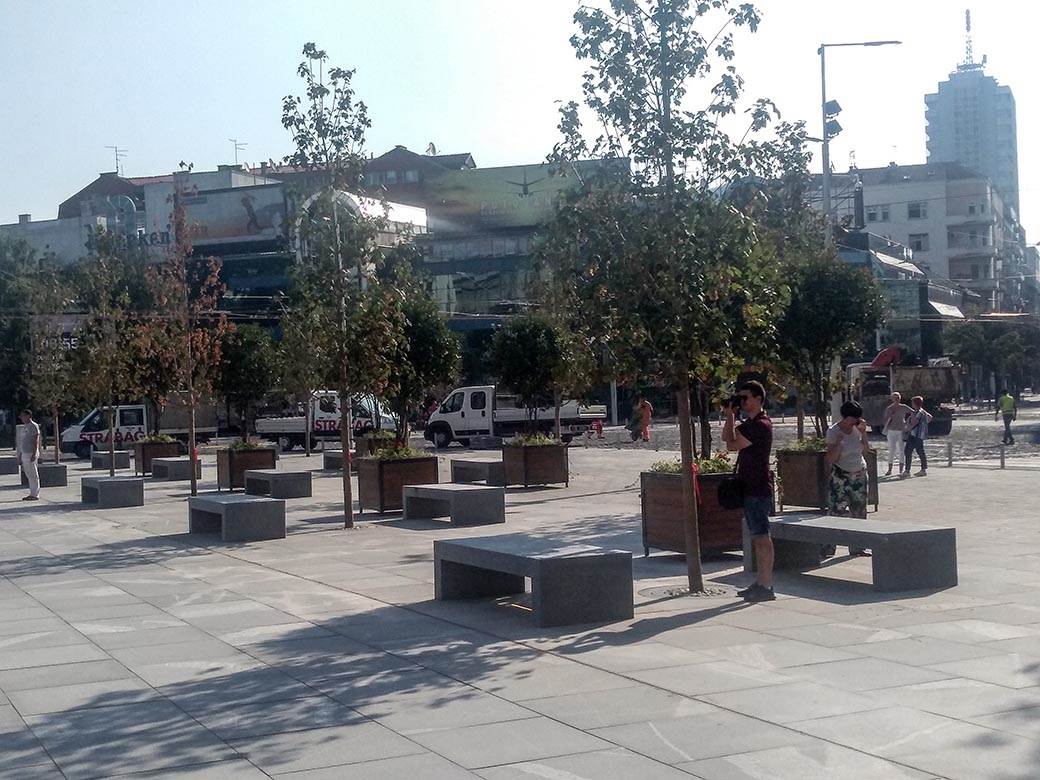 Trg republike - otvoren saobraćaj