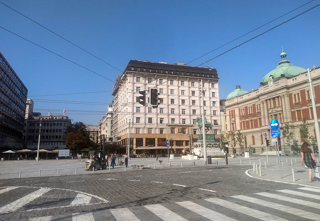 Trg republike - otvoren saobraćaj