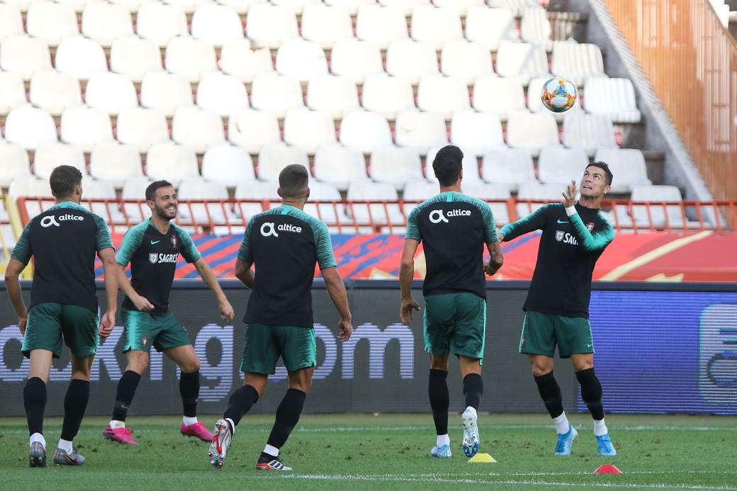 Ronaldo u Beogradu Marakana Srbija Portugal kvalifikacije