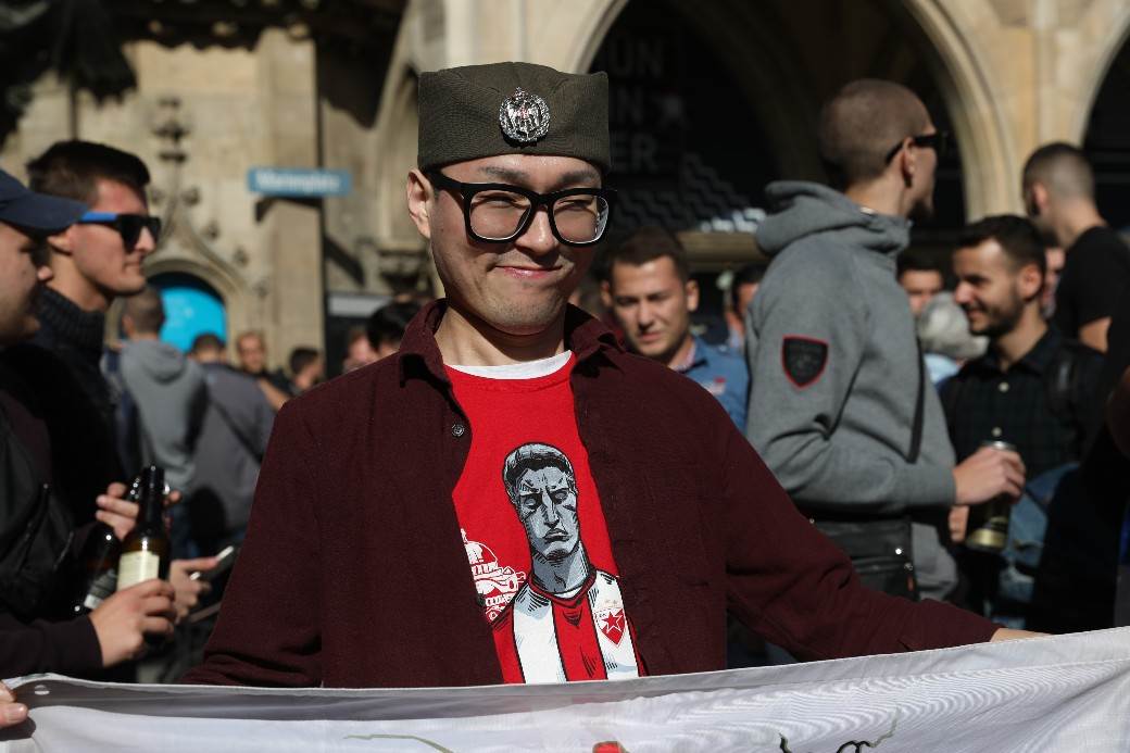 Crvena zvezda - Bajern Minhen Liga šampiona navijači