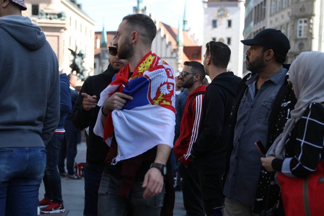 Crvena zvezda - Bajern Minhen Liga šampiona navijači