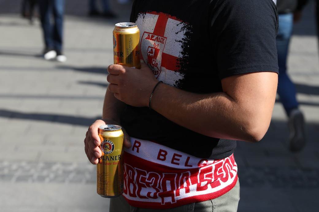 Crvena zvezda - Bajern Minhen Liga šampiona navijači