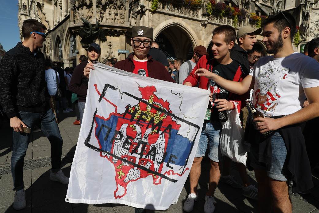 Crvena zvezda - Bajern Minhen Liga šampiona navijači