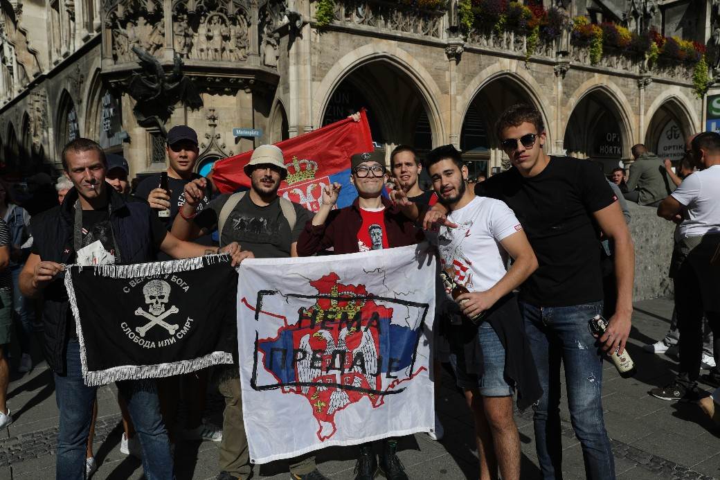 Crvena zvezda - Bajern Minhen Liga šampiona navijači