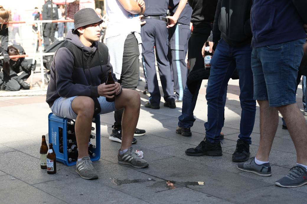 Crvena zvezda - Bajern Minhen Liga šampiona navijači