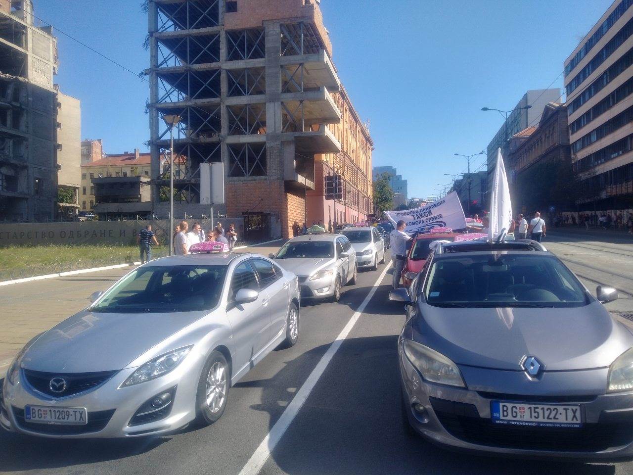 Protest taksista - i danas od 13 do 15 sati