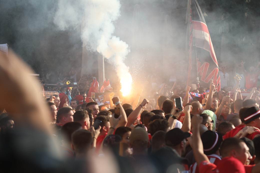 Delije Gate 7 Zvezda Olimpijakos Atina Liga šampiona 2019 sportske vesti