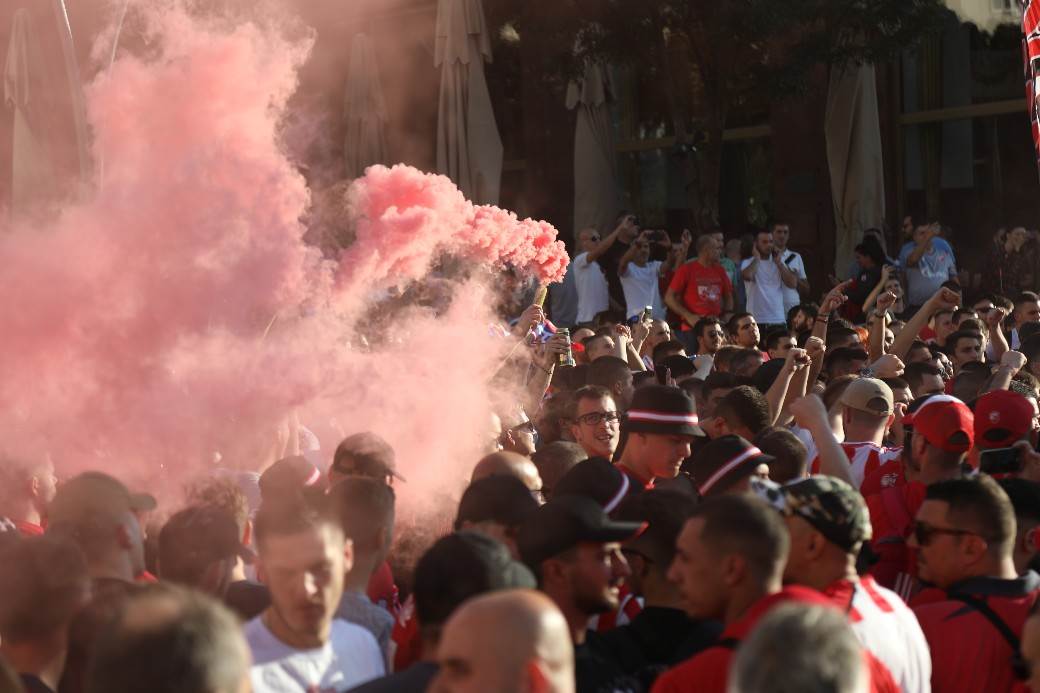 Delije Gate 7 Zvezda Olimpijakos Atina Liga šampiona 2019 sportske vesti