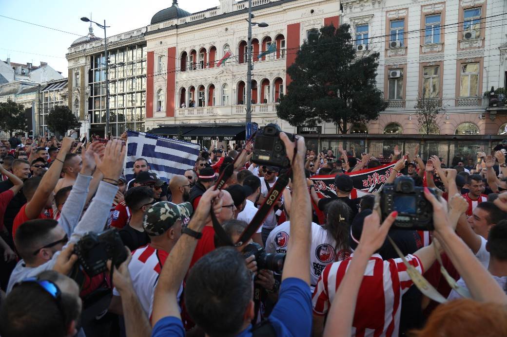 Delije Gate 7 Zvezda Olimpijakos Atina Liga šampiona 2019 sportske vesti