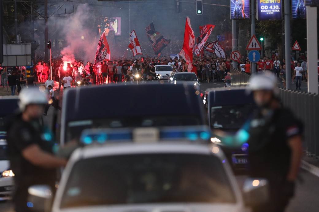 Delije Gate 7 Zvezda Olimpijakos Atina Liga šampiona 2019 sportske vesti