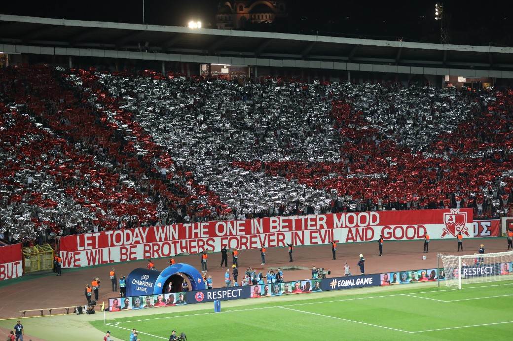 Delije Gate 7 Zvezda Olimpijakos Atina Liga šampiona 2019 sportske vesti