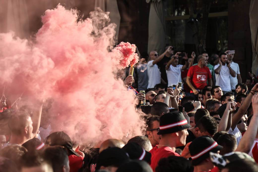 Delije Gate 7 Zvezda Olimpijakos Atina Liga šampiona 2019 sportske vesti