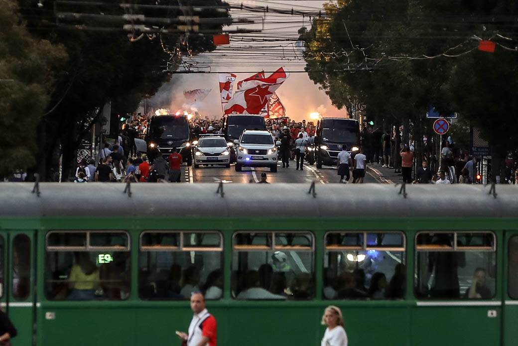 Delije Gate 7 Zvezda Olimpijakos Atina Liga šampiona 2019 sportske vesti