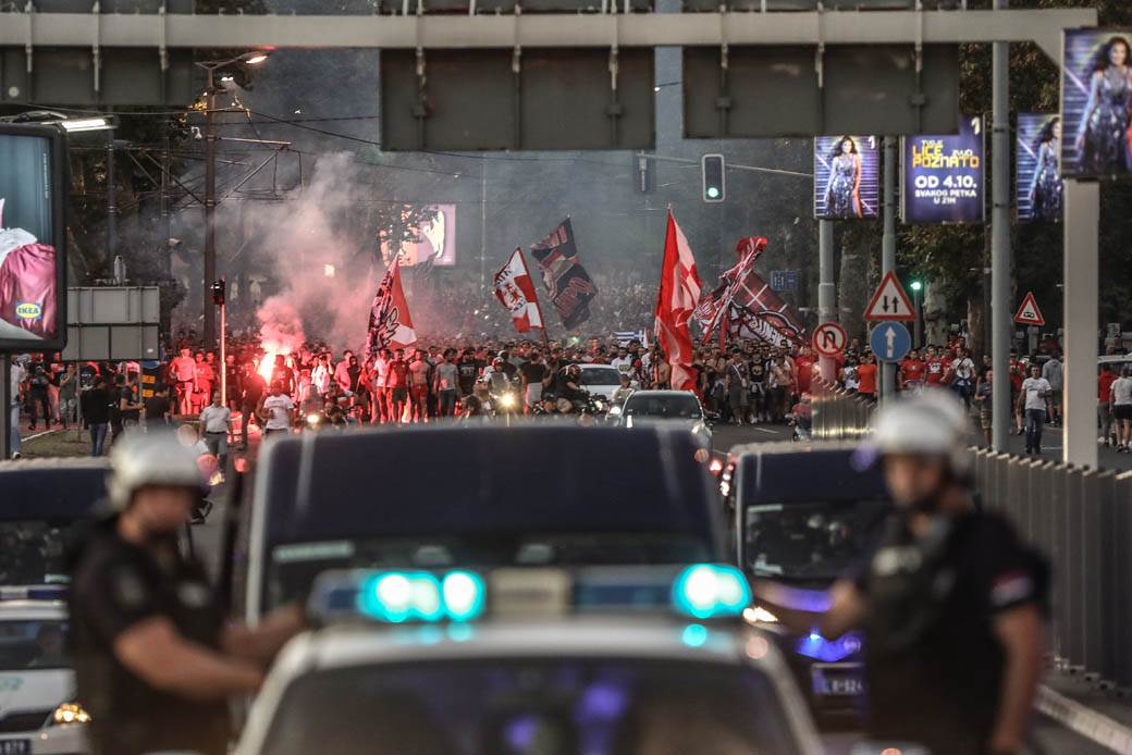 Delije Gate 7 Zvezda Olimpijakos Atina Liga šampiona 2019 sportske vesti