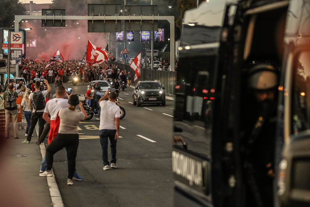 Delije Gate 7 Zvezda Olimpijakos Atina Liga šampiona 2019 sportske vesti