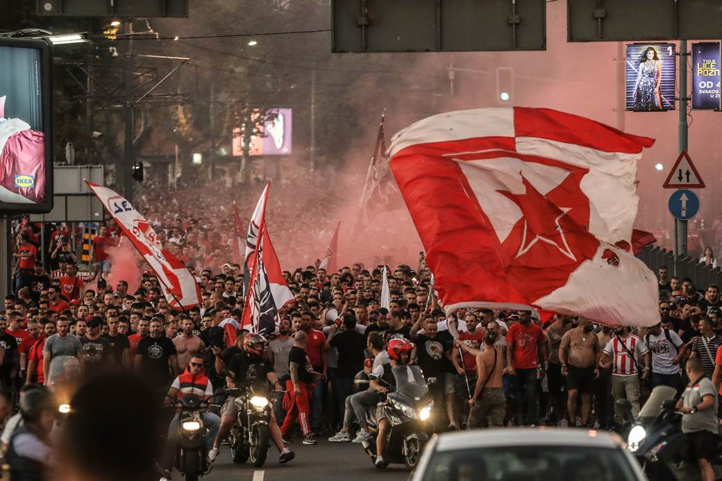 Delije Gate 7 Zvezda Olimpijakos Atina Liga šampiona 2019 sportske vesti