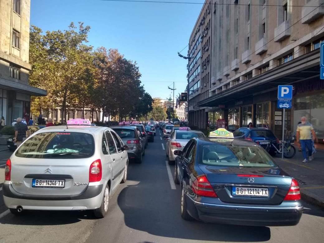 Protest taksista - i danas od 13 do 15 sati