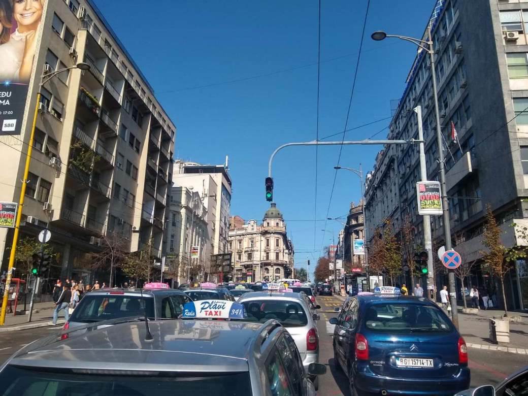 Protest taksista - i danas od 13 do 15 sati