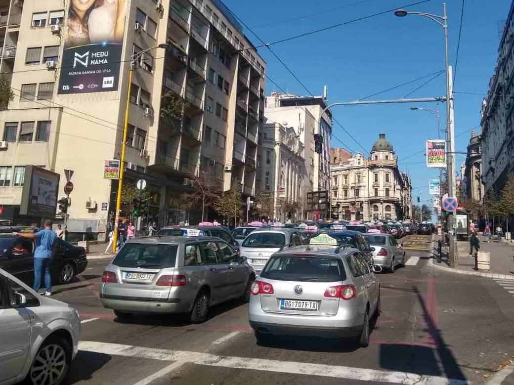 Protest taksista - i danas od 13 do 15 sati