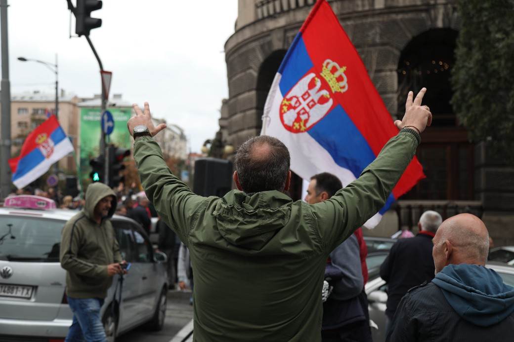 Beograd - Protest taksista od 13 do 15h