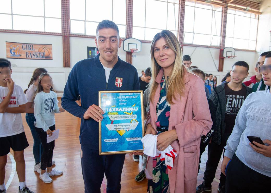 Dušan Tadić Nemanja Miletić Milan Pavkov u školi