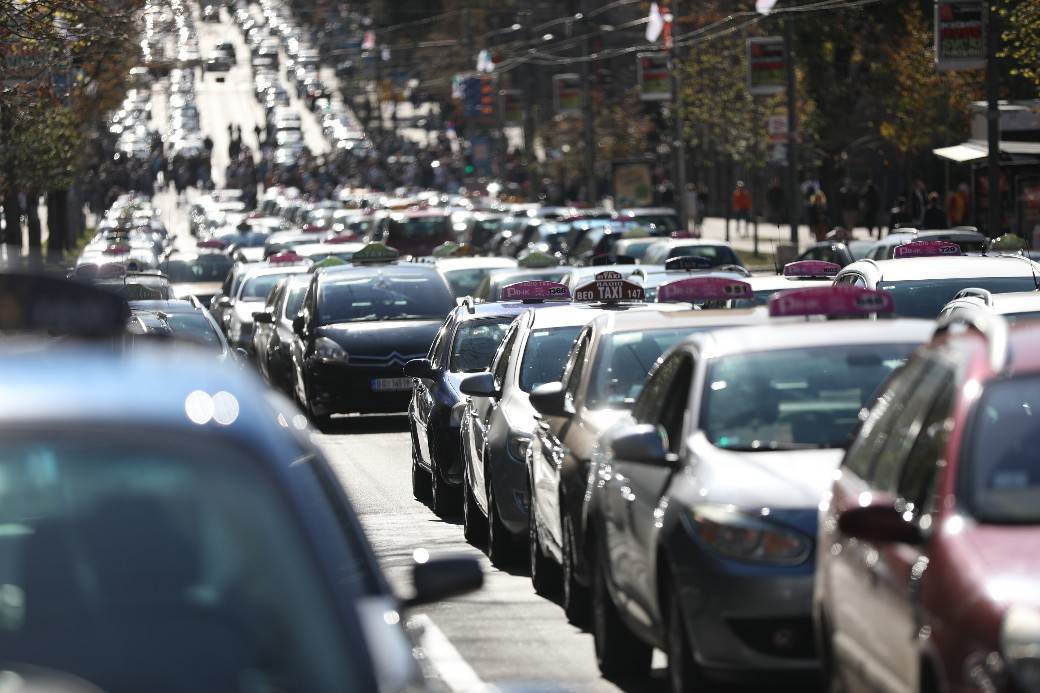 Protest taksista - Deseti dan