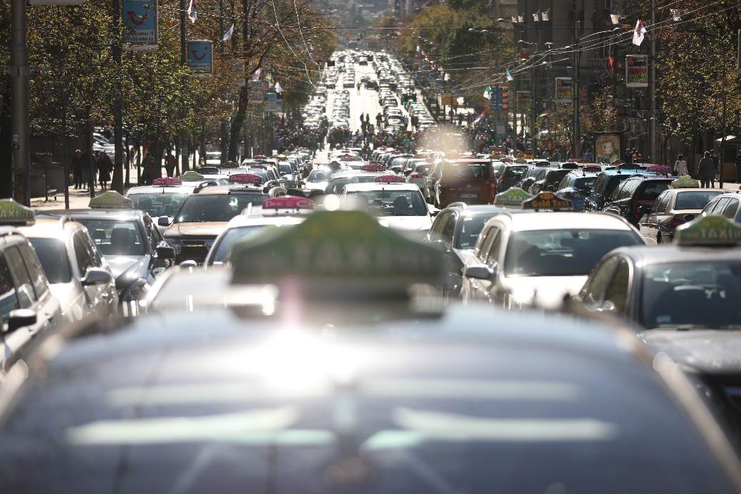 Protest taksista - Deseti dan