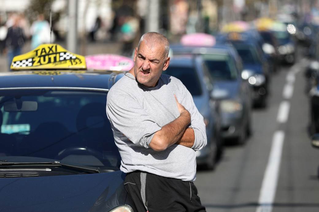 Protest taksista - Deseti dan