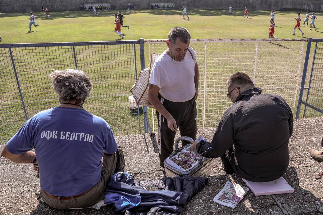 Policija fudbal kapiten Dorćol Marko Stanovčić