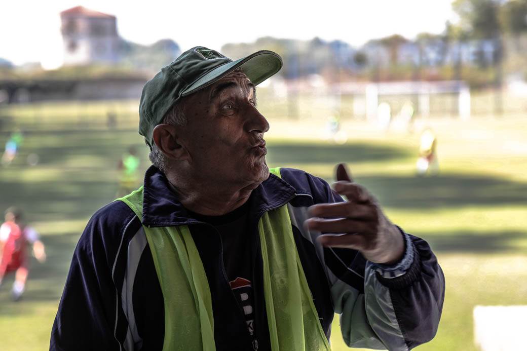 Policija fudbal kapiten Dorćol Marko Stanovčić