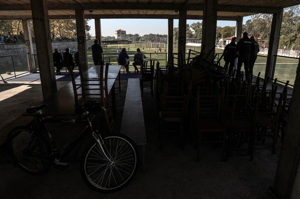 Policija fudbal kapiten Dorćol Marko Stanovčić