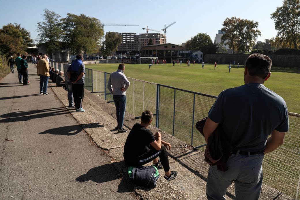 Policija fudbal kapiten Dorćol Marko Stanovčić