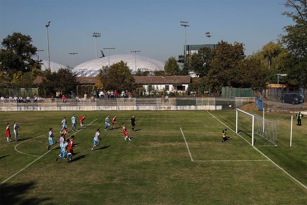 Policija fudbal kapiten Dorćol Marko Stanovčić