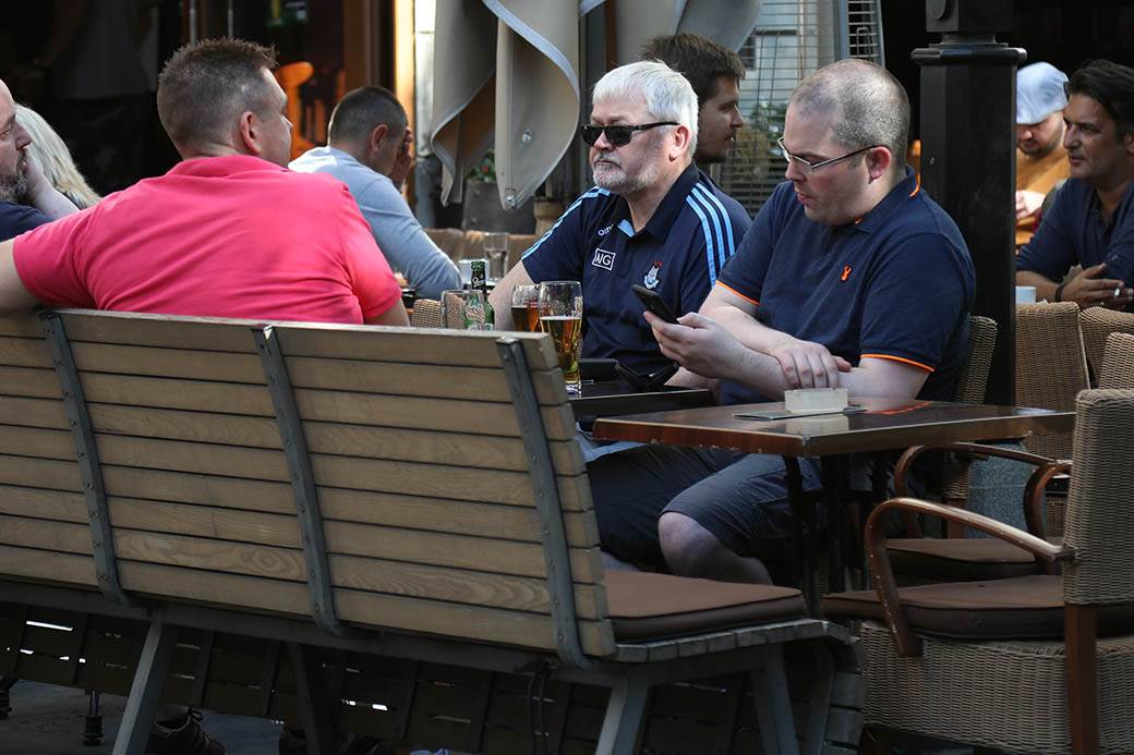 Partizan - Mančester junajted Liga Evrope navijači Mančestera