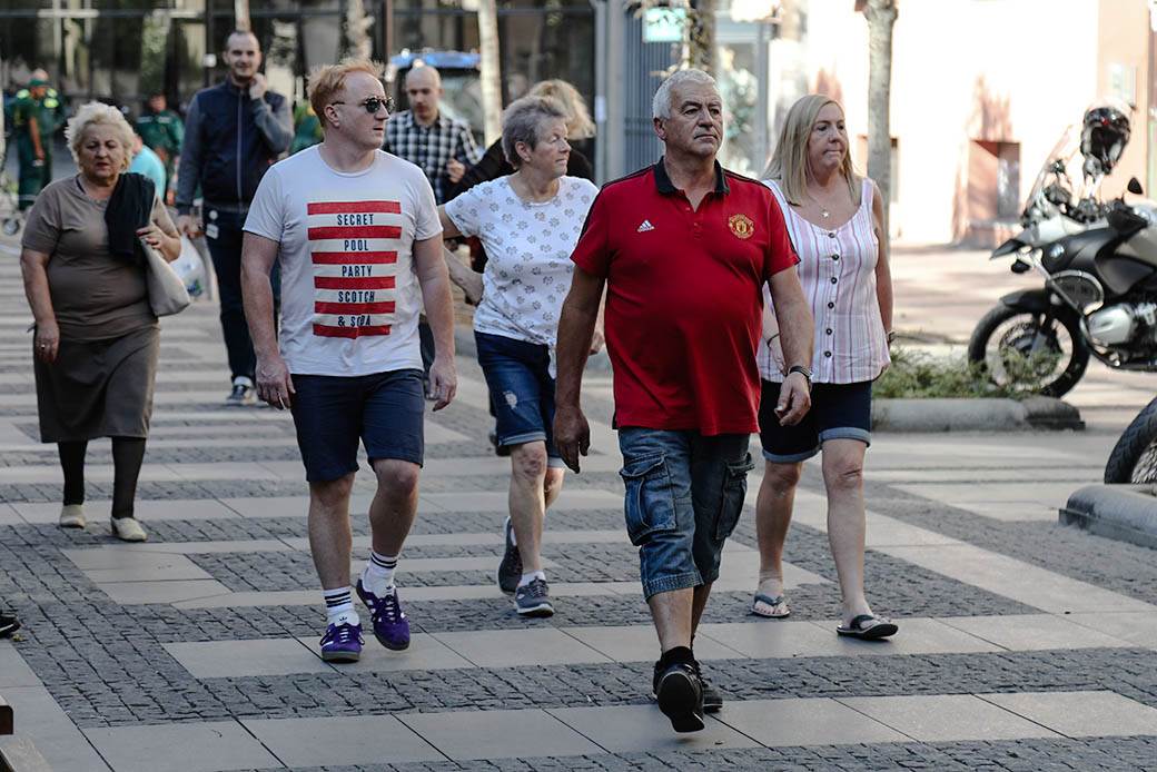 Partizan - Mančester junajted Liga Evrope navijači Mančestera