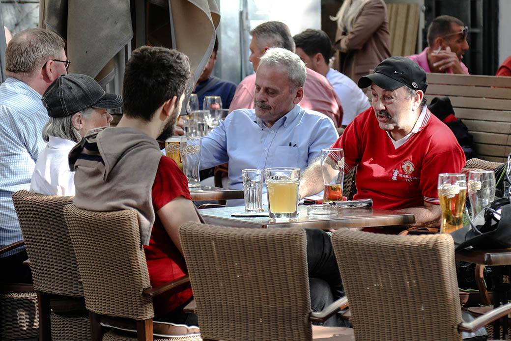 Partizan - Mančester junajted Liga Evrope navijači Mančestera