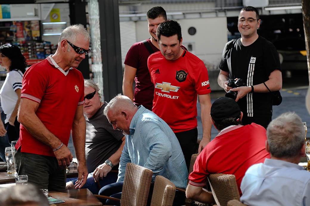 Partizan - Mančester junajted Liga Evrope navijači Mančestera