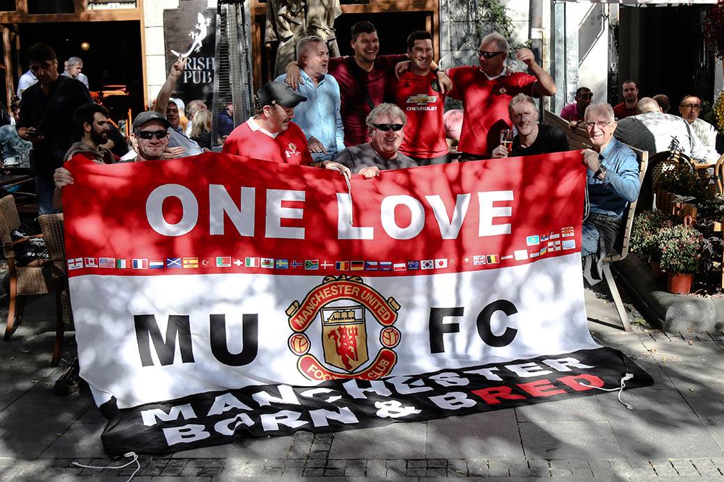 Partizan - Mančester junajted Liga Evrope navijači Mančestera