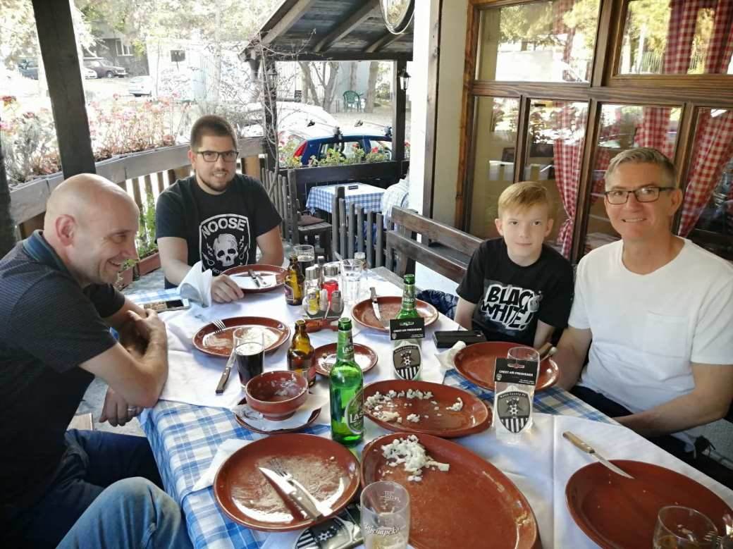 Partizan - Mančester junajted navijači Nots kauntija uz Partizan